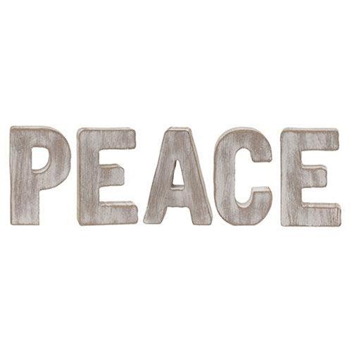 5 Set Peace Cutout Letters - The Fox Decor