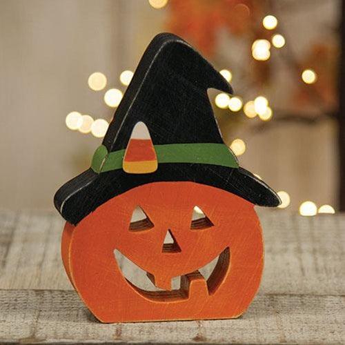 Witchy Jack O Lantern Chunky Sitter - The Fox Decor