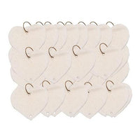 48 Pkg Replacement Heart Calendar Tags - The Fox Decor