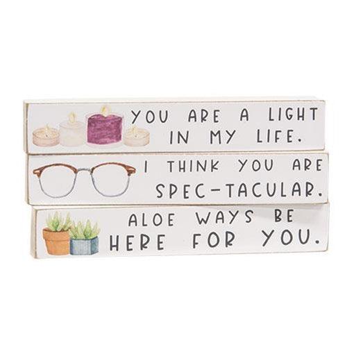 A Light In My Life Mini Stick 3 Asstd - The Fox Decor