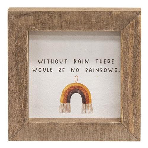 Without Rain Mini Frame 2 Asstd - The Fox Decor
