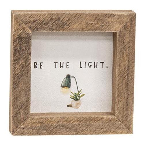 Be the Light Mini Frame 2 Asstd - The Fox Decor