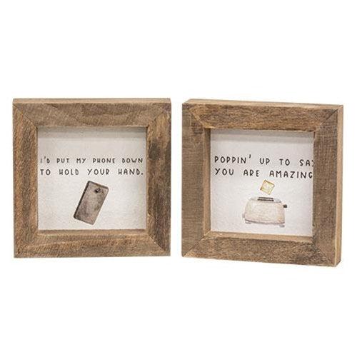 Poppin Up Mini Frame 2 Asstd - The Fox Decor