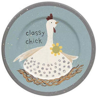 Classy Chick Plate 2 Asstd - The Fox Decor