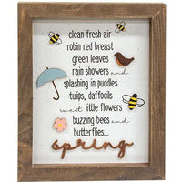 Spring Shadowbox Frame - The Fox Decor