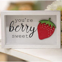 Thumbnail for You're Berry Sweet Shadowbox Frame - The Fox Decor