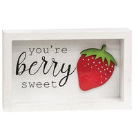 Thumbnail for You're Berry Sweet Shadowbox Frame - The Fox Decor