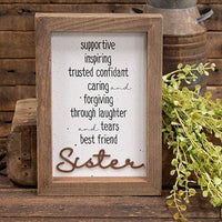 Sister Shadowbox Frame - The Fox Decor