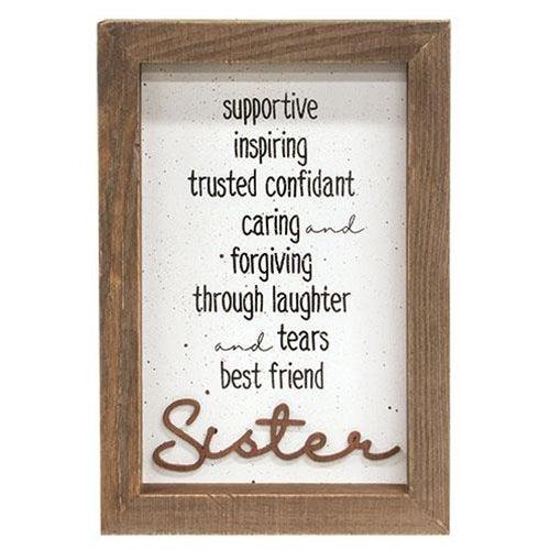 Sister Shadowbox Frame - The Fox Decor