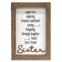 Sister Shadowbox Frame - The Fox Decor