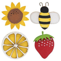 4 Set Wooden Summer Icons - The Fox Decor