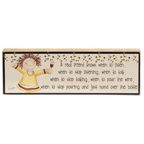 A Real Friend Block - The Fox Decor