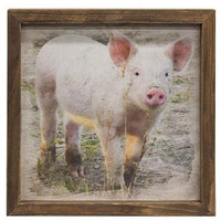 Thumbnail for Pasture Pig Framed Print Wood Frame - The Fox Decor