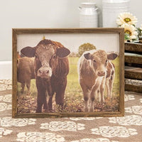 Thumbnail for Pasture Cows Framed Print Wood Frame