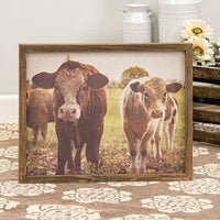 Thumbnail for Pasture Cows Framed Print Wood Frame - The Fox Decor