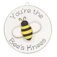 Queen Bee Mini Round Easel Sign 3 Asstd - The Fox Decor