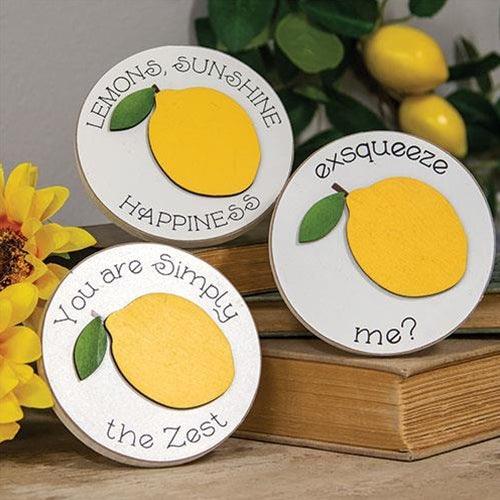 Exsqueeze Me Mini Round Easel Sign 3 Asstd