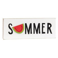 Summer With Watermelon Block - The Fox Decor