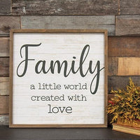 Thumbnail for Family Framed Sign