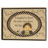 I Laughed Magnet 3 Asstd - The Fox Decor