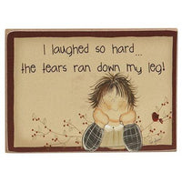 I Laughed Magnet 3 Asstd - The Fox Decor