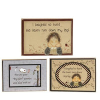 I Laughed Magnet 3 Asstd - The Fox Decor