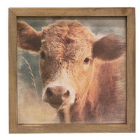 Thumbnail for Cow Portrait Framed Print - The Fox Decor