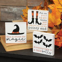 Pointy End Square Block 3 Asstd - The Fox Decor