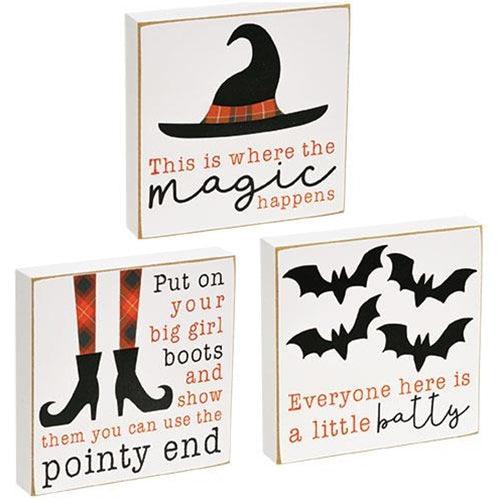Pointy End Square Block 3 Asstd - The Fox Decor