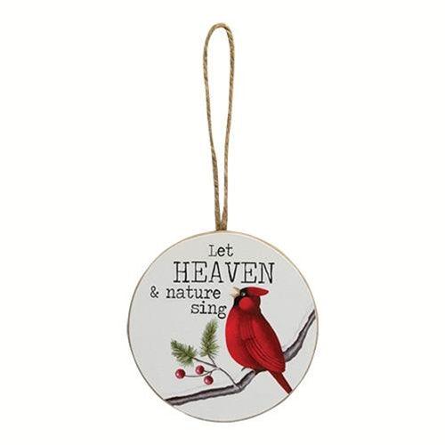 Heaven & Nature Sing Cardinal Ornament 3 Asstd - The Fox Decor