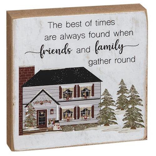 Joy of Family House Square Block 2 Asstd - The Fox Decor