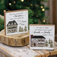 Thumbnail for Joy of Family House Square Block 2 Asstd - The Fox Decor