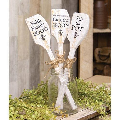 Lick the Spoon Decorative Wooden Spatula - The Fox Decor