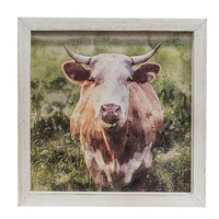 Red Cow Framed Portrait - The Fox Decor
