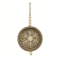 Thumbnail for Cheetah Print Snowflake Shadowbox Hanger 2 Asstd - The Fox Decor