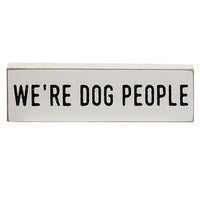 Thumbnail for We're Dog People Thin Mini Block 3 Asstd - The Fox Decor