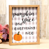 Thumbnail for Pumpkin Spice and Everything Nice Framed Sign