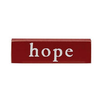 Thumbnail for Faith Hope or Joyous Thin Mini Block 3 Asstd - The Fox Decor