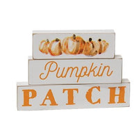 3 Set Pumpkin Patch Blocks - The Fox Decor