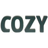 4 Set COZY Wooden Letters - The Fox Decor