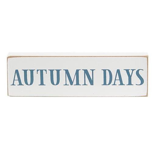Hello Fall Skinny Block 3 Asstd - The Fox Decor