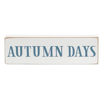 Hello Fall Skinny Block 3 Asstd - The Fox Decor