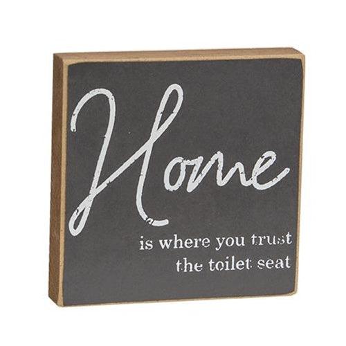 Live Laugh Poop Square Block 3 Asstd - The Fox Decor