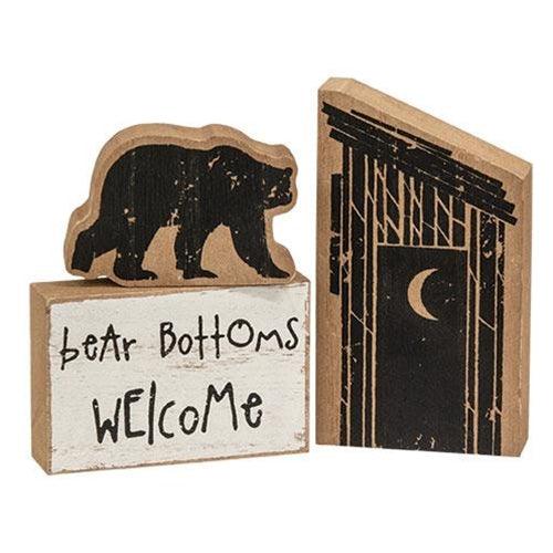 3 Set Bear Bottoms Blocks - The Fox Decor