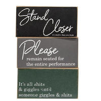 Stand Closer Block 3 Asstd - The Fox Decor