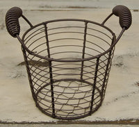 Thumbnail for Metal Mesh Basket w Handles - The Fox Decor