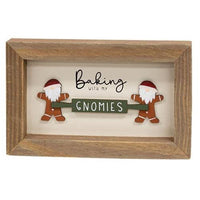Thumbnail for Baking With My Gnomies Framed Sign - The Fox Decor
