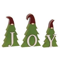 3 Set Joy Tree Gnome Sitters - The Fox Decor