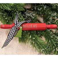 Thumbnail for Believe Wooden Rolling Pin - The Fox Decor