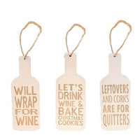 3 Set Wine & Cookies Ornaments - The Fox Decor